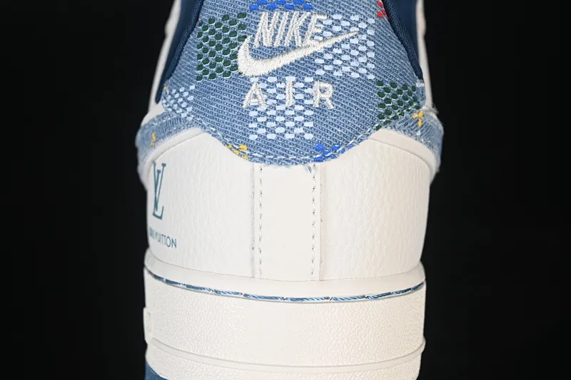 All categories Nk Air Force 1 Air Force series Nk Air Force 1 Low Air Force low-top Nike Air Force 1'07 Low LV co-branded stitching color hook Air Force 1 low-top casual sneakers DD1982-301